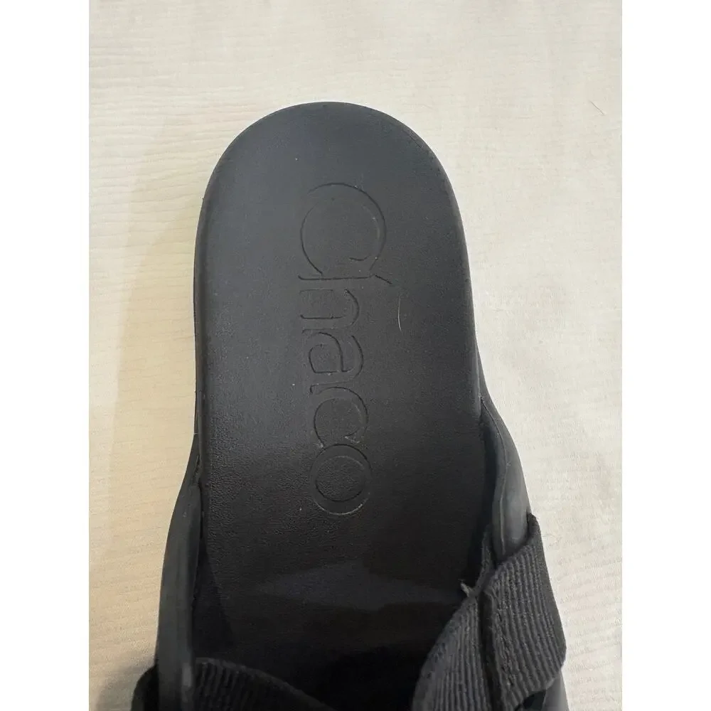 Chaco Chillos Women's Size 6 Shoes Black Slides Flip Flop Comfort Sandals